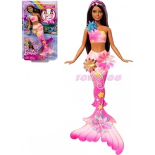 Mattel JDM73 Barbie mořská panna s kouzelnou květinou brunetka