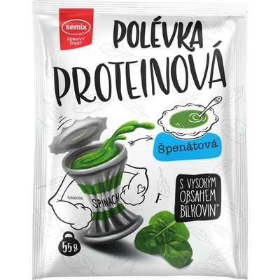 Semix Proteinová polévka se špenátem 55 g – Zbozi.Blesk.cz