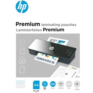 HP Фолио за термично ламиниране, 80 микрона, A4, гланцово, 100 бр. , HP "Premium" 9123 (9123)