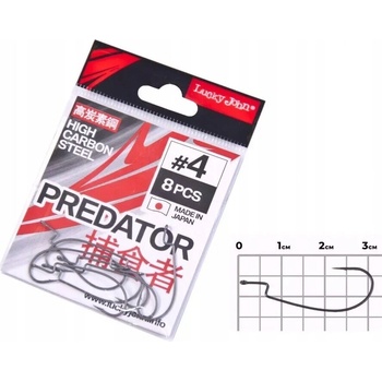 LUCKY JOHN PREDATOR Offset 345 veľ.4 8 ks