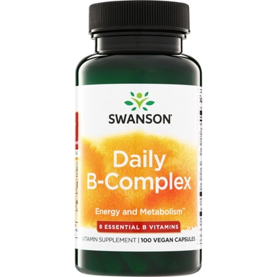 Swanson Daily B-Complex 100 rastlinných kapsúl