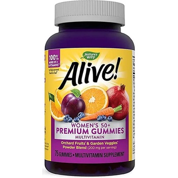 Nature's Way Alive Women's 50+ Premium Gummies, 75 таблетки, Nature's Way (15899)
