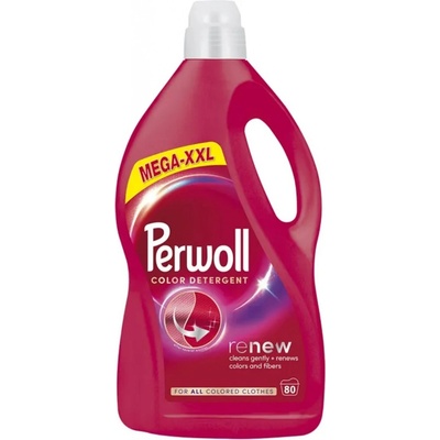 Perwoll Renew Color Mega XXL prací gel na barevné prádlo a zachování intenzity barvy 80 PD 4 l