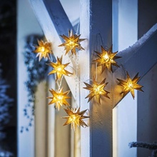 Weltbild LED světelný řetěz Hvězdy zlatý
