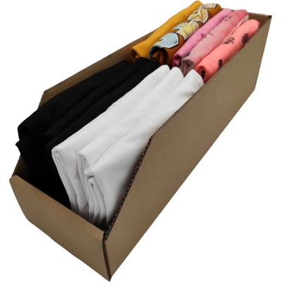 Karton Pak Úložné boxy na oblečenie, organizéry do skrine Eko Karton 15 x 47 cm
