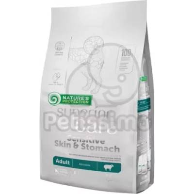 Nature's Protection Superior Care Sensitive Skin & Stomach Adult All Breeds суха храна за кучета - агнешко 1, 5 кг