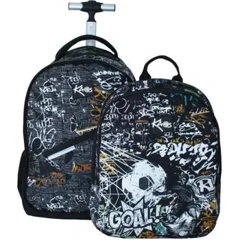 Kaos Ученическа раница 2в1 с колела kaos goal