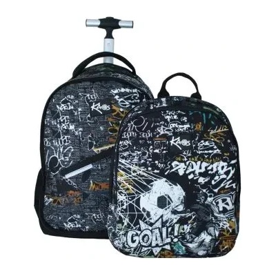 KAOS Ученическа раница 2в1 с колела kaos goal
