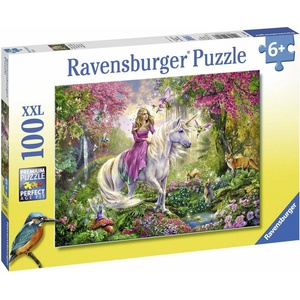 Ravensburger Пъзел Ravensburger от 100 XXL части - Магическа разходка (10641) - baby