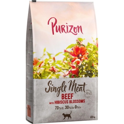 Purizon Single Meat hovädzie s kvetmi ibišteka 2 x 6,5 kg