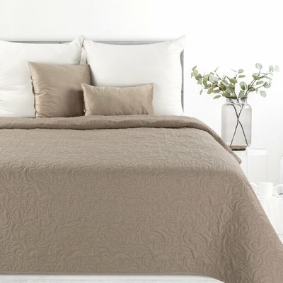 Takoy PREMIUM prehoz na posteľ prešívaný z látky imitujúcej ľan-HF-459134 220 x 240 cm