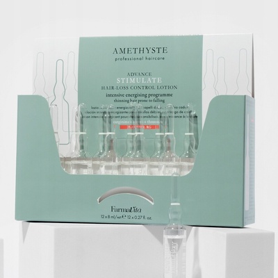FarmaVita Amethyste ADVANCE STIMULATE Hair Loss Control Lotion - proti vypadávání vlasů 12x8 ml
