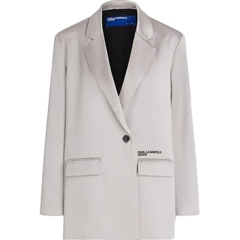 Karl lagerfeld jeans Сако Karl lagerfeld jeans A1W14041 Satin blazer - Grey (Metallic Grey)
