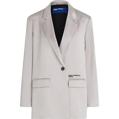 Karl lagerfeld jeans Сако Karl lagerfeld jeans A1W14041 Satin blazer - Grey (Metallic Grey)