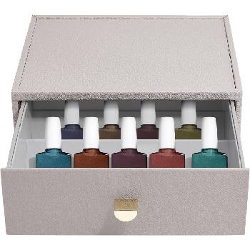 Stackers Органайзер за лак за нокти Stackers с чекмедже cлassic светлобежов (76046)