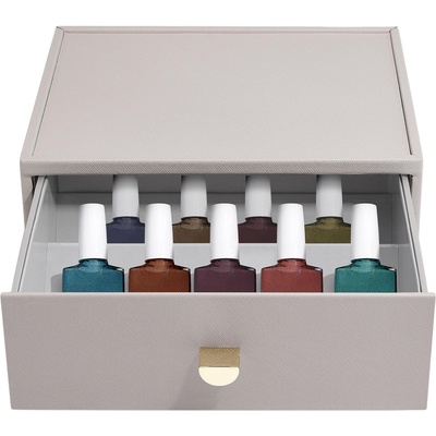 Stackers Органайзер за лак за нокти Stackers с чекмедже cлassic светлобежов (76046)