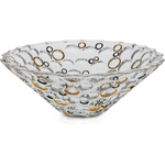 Bohemia 1845 Купа Bohemia 1845 Lisboa Gold and Black Circles Ø30cm (1005780)