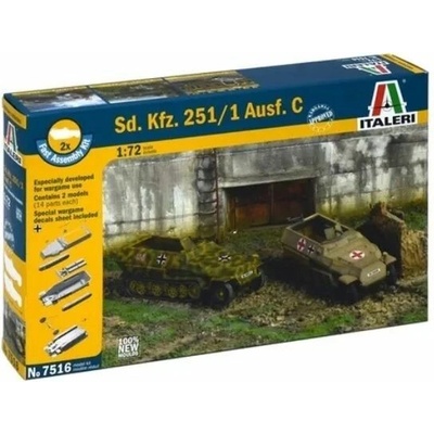 Italeri: Sada s 2 modelmi Sd.Kfz.251/1 Ausf.C 1:72