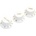 Fender Strat Volume & Tone Knobs Set White