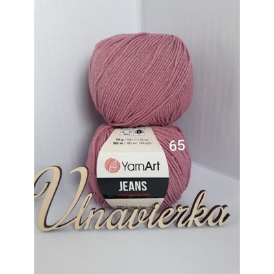 YarnArt Jeans 65 Staroružová