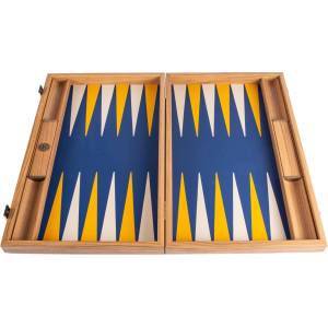 Manopoulos Табла за игра Manopoulos - Premium Handcrafted Leatherette, Royal Blue, 48 x 30 cm (BXD1BLU)