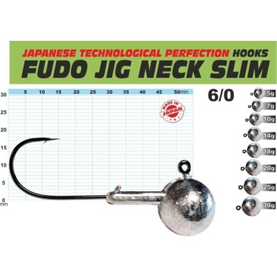FUDO JIG PROFI Slim s nálitkem vel.6 25g 3ks