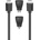 Hama HDMI кабел Hama с 2 адаптера - 1.5 м - Черен KP36396