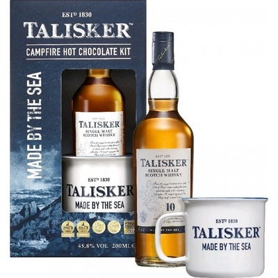 Talisker Whisky Talisker 10y 45,8% 0,7 l (dárkové balení 1 plecháček)