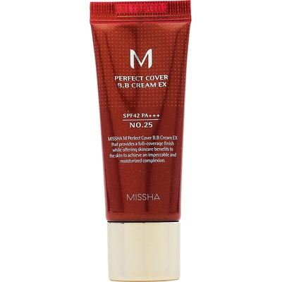Missha Perfect Cover BB крем SPF 42 Pa+++ 20 мл 25 Warm Beige