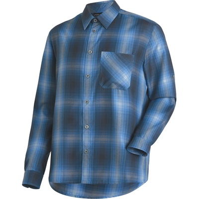 Maier Sports Мъжка риза с копчета Maier Sports Claas Shirt - Blue / Graphite / Check - размер 66 (EU) (033-2297-0920)