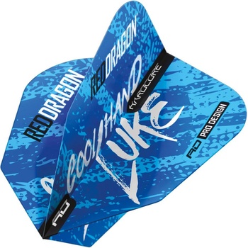 Red Dragon Luke Humphries Hardcore V-Standard modré, 100 mikrónové