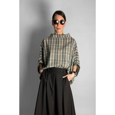 Miss City Official Kimono Crisp Lines Brown