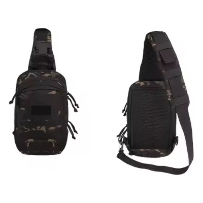 DRAGOWA Tactical Раница с една каишка Mike, blackcamo (DRG060.BKCP)