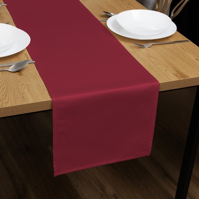 Biante satén behúň polyesterový Satén LUX-055 Vínovo červený 35x120 cm