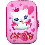 S-Cool Твърд 3D несесер S. Cool - Cute Kitty, с 1 цип (SC2208)