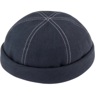Fiebig Headwear since 1903 Lněná čepice Docker tmavě modrá 8821108