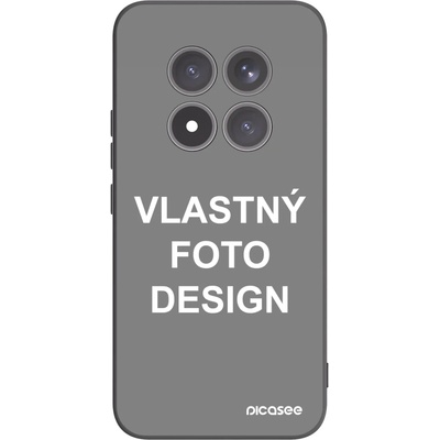 Picasee silikónový čierny obal pre Xiaomi Redmi Note 15 Pro+ - Vlastný design/motiv