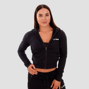 GymBeam Дамски суичър TRN Zip-Up Black L