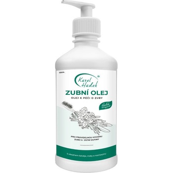 KH zubní olej ze 7 bylin k péči o zuby při parodontóze 500 ml