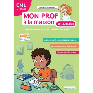 Mon prof à la maison - Conjugaison CM1 (2026)