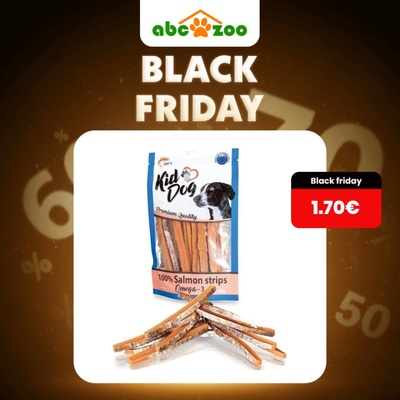 Kid Dog Lososové prúžky 80 g