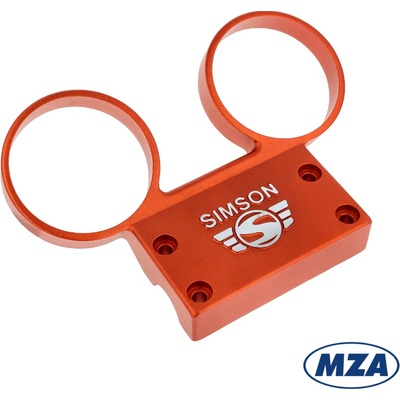 Držák přístrojů, ORANŽOVÝ HLINÍK (MZA) - Simson S50, S51, S53, S70