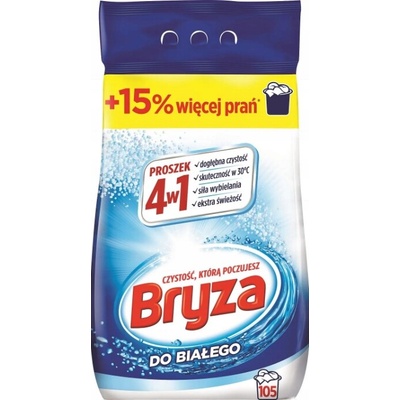 Bryza 4v1 prací prášok na bielu bielizeň 6,825 kg 105 PD