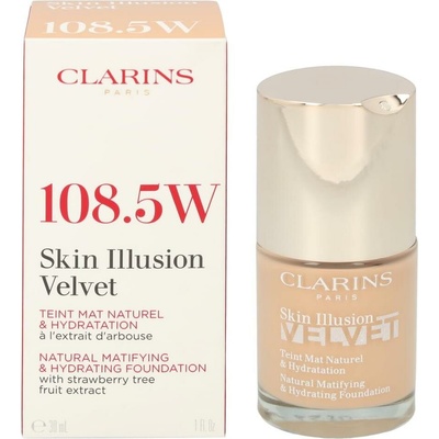 Clarins Skin Illusion Velvet Tekutý make-up s matným finišem s vyživujícím účinkem 108.5W 30 ml