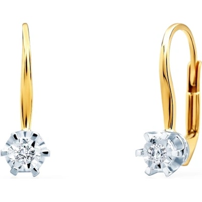 SAVICKI обеци: злато. диаманти