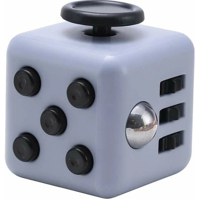 Antistresová kostka Fidget Cube šedá – Zboží Dáma