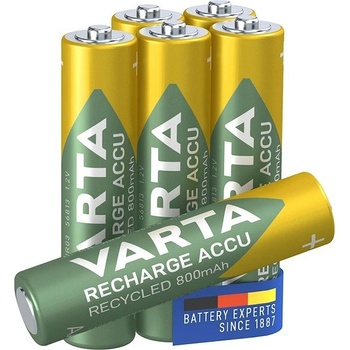 VARTA Recycled AAA 800 mAh 6ks 56813101476