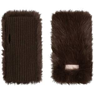 Barts Дамски ръкавици Barts Women's Angeliqa Fingerless Gloves - Dark Brown - размер One Size (202-9023-0111)