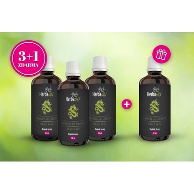 Herbavis SET 3+1 Dračí krev Sangre de drago 50 ml