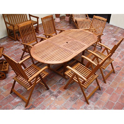 Zahradní nábytek VANAMO 6+1 – Zboží Mobilmania